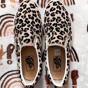Leopard Slip on Vans